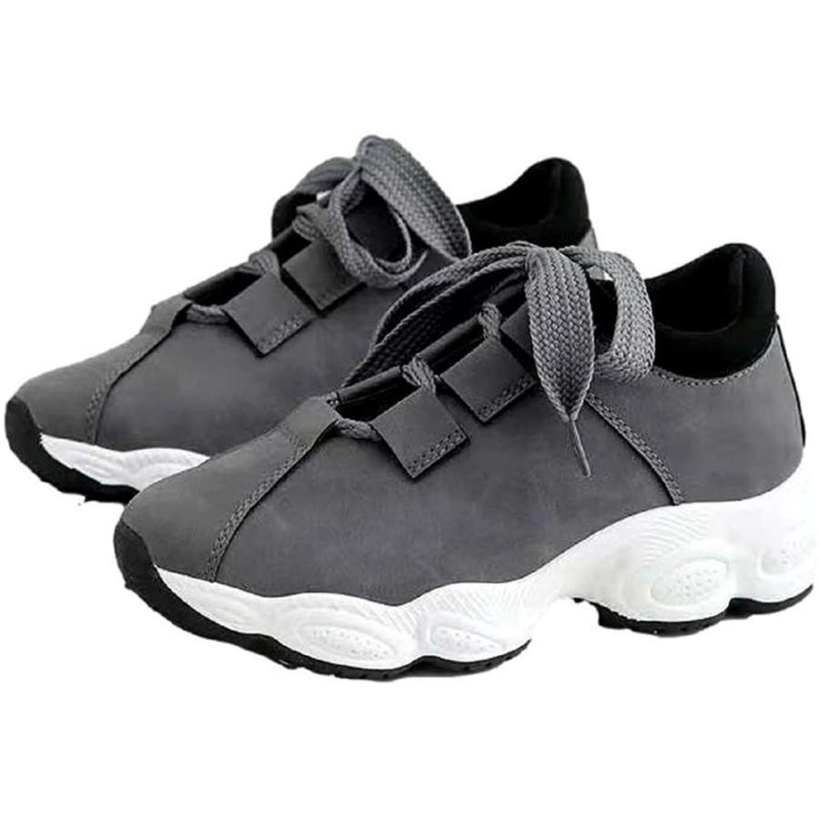 1173円 注目ブランド メゾンドタオ スニーカー 可愛い リボン 紐 バイカラー レディース 22 5cm 灰