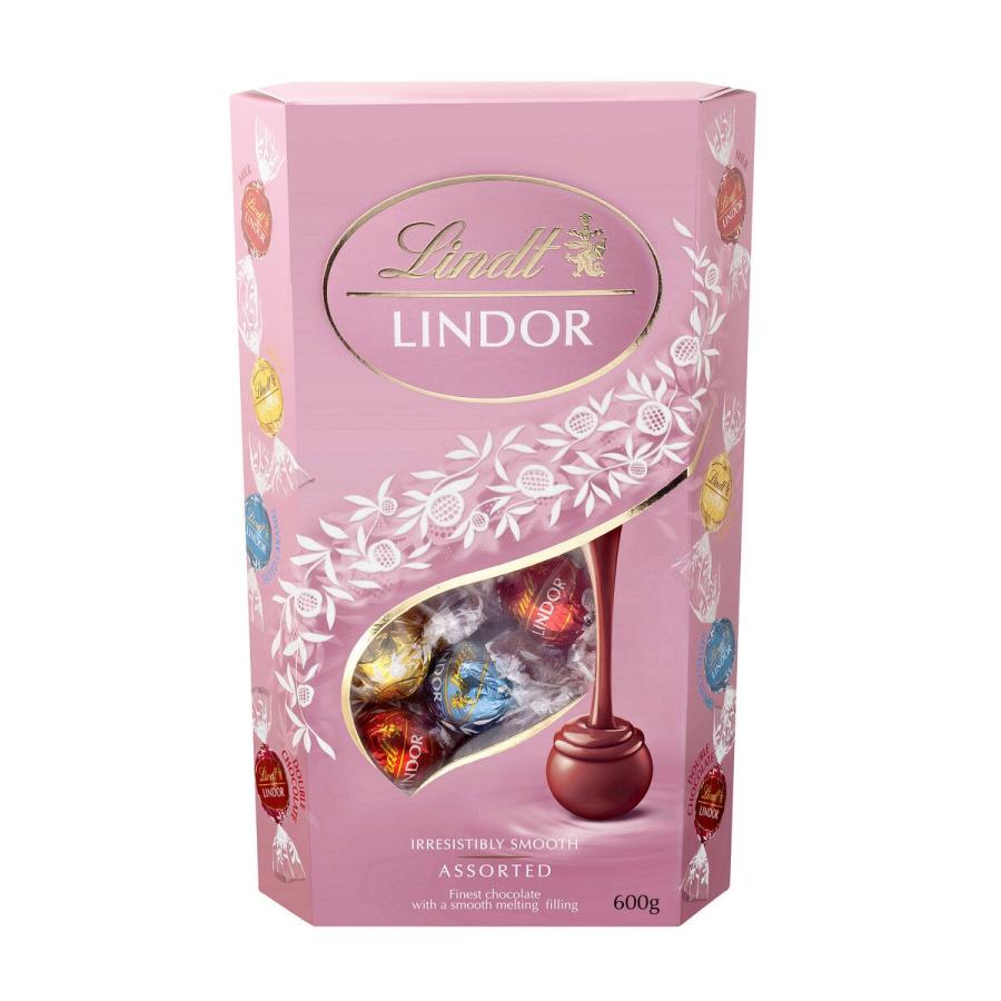 LINDOR リンツ チョコレートリンドール ピンクアソート 大容量600