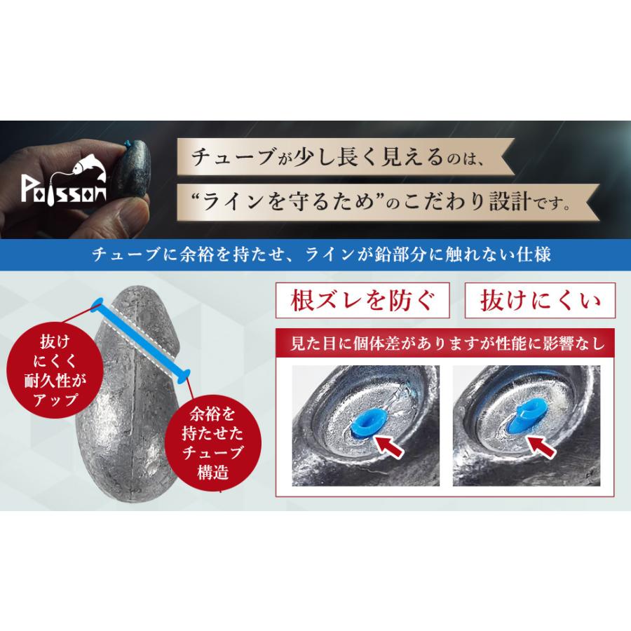 Poisson（ポアソン） 鉛 ティアドロップ型 フリーリグ フリリグ