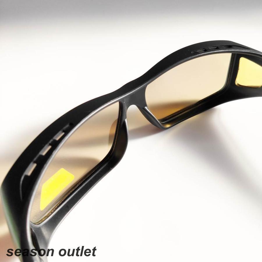 オーバーサングラス 偏光サングラス UV400 紫外線対策 偏光サングラス 調光 眼鏡の上からかけられる おしゃれ イー ナイトビュー 運転 ドライブ｜tkstore369｜06