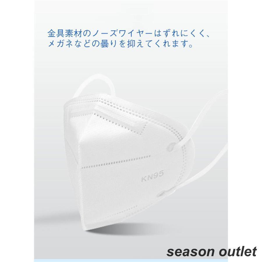 時間限定セール KN95マスク 50枚 5層構造 立体型 カラーマスク PM2.5対応 ワイヤー調整可 使い捨て 飛沫対策 不織布 10個ずつ個包装 耳が痛くならない｜tkstore369｜14