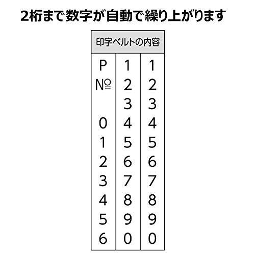 シヤチハタ ページナンバースタンプ2号 明朝体 GNR-32M/H｜tkstore99｜05