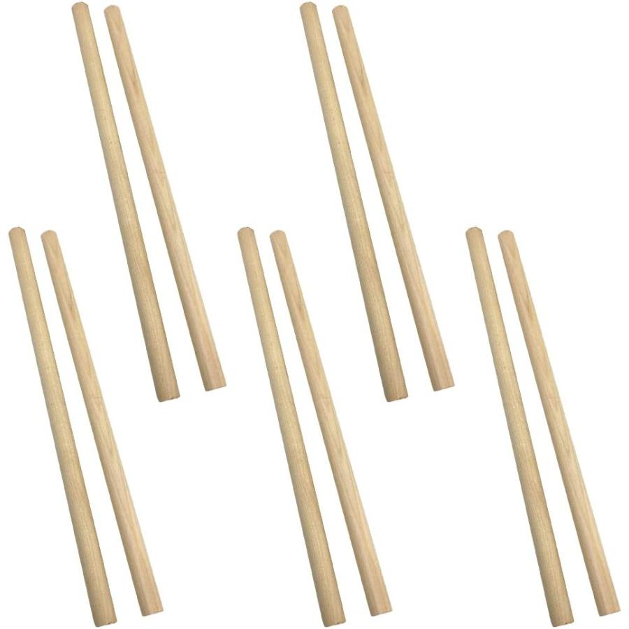 丸棒材 丸棒 木材 棒木 木の棒 白樺 手芸 DIY 芸術 バチ 10本セット 太