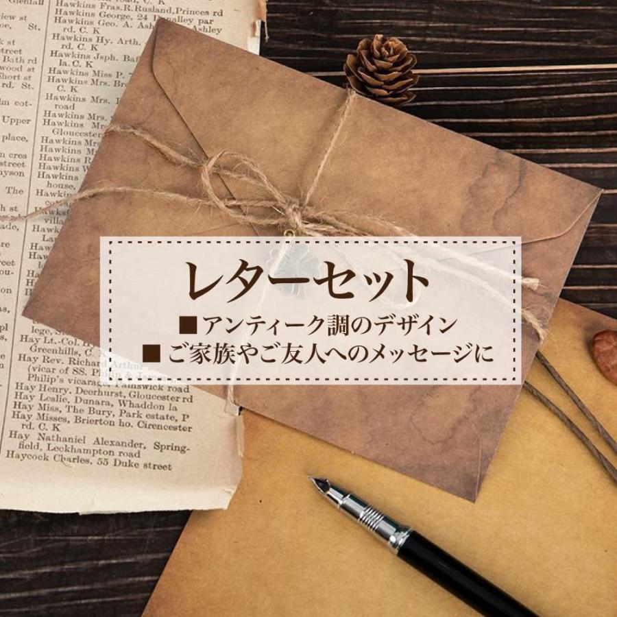 ビンテージAEROGRAMME 航空便用手紙 7枚セット レターセット 手紙 便箋 レトロ アンティーク 便箋24枚 封筒 麻紐