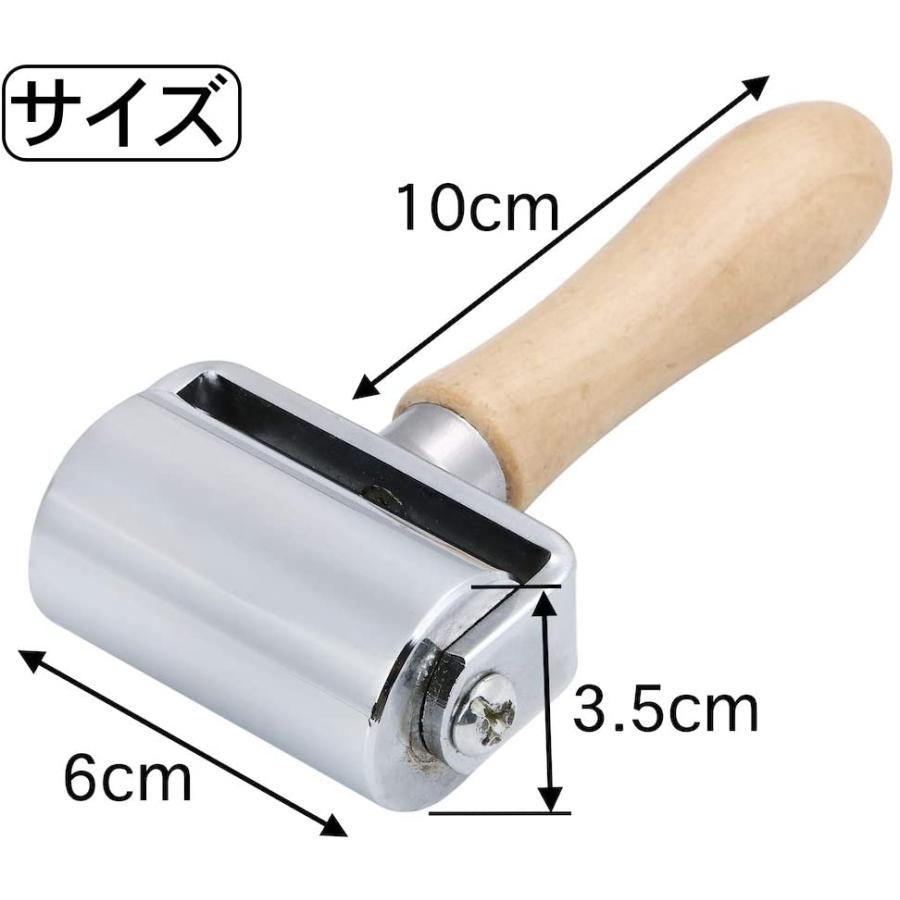 ローラー 幅60mm 革工具 レザークラフト 工具 圧着ローラー 接着 革