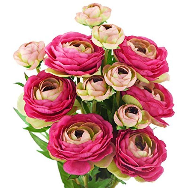 【SALE／72%OFF】 FiveSeasonStuff 6本セット ばらいろ 最大72％オフ 造花 花束 飾り 人気 ラナンキュラス
