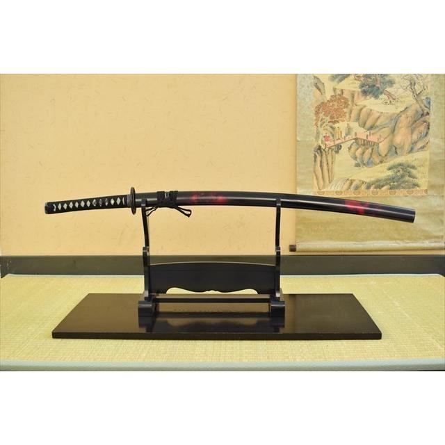 模造刀 マーブル赤 大刀 Red Marble クリーニングクロス付セット 国産