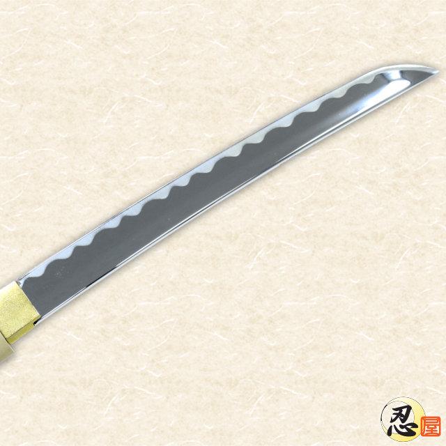 模造刀 護身短刀 九寸 白鞘 美術刀仕様 クリーニングクロス付セット