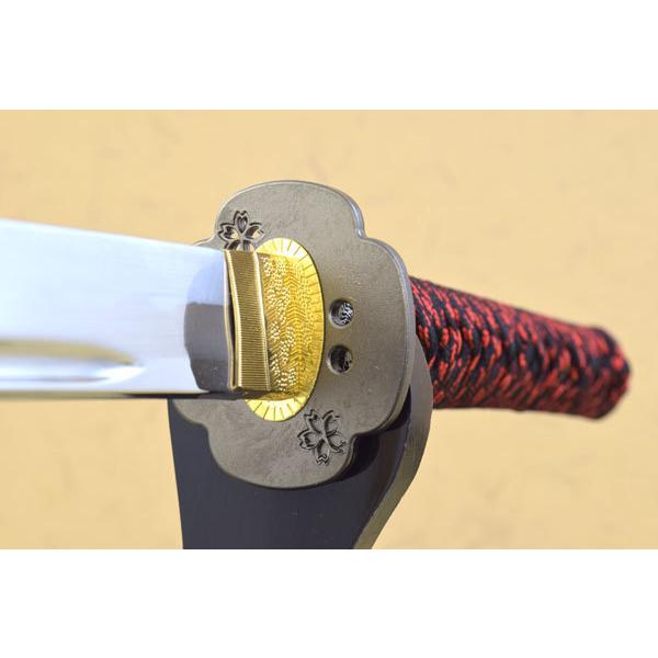 模造刀 戦国武将 前田慶次郎利益拵え 特製赤黒下げ緒 クリーニング