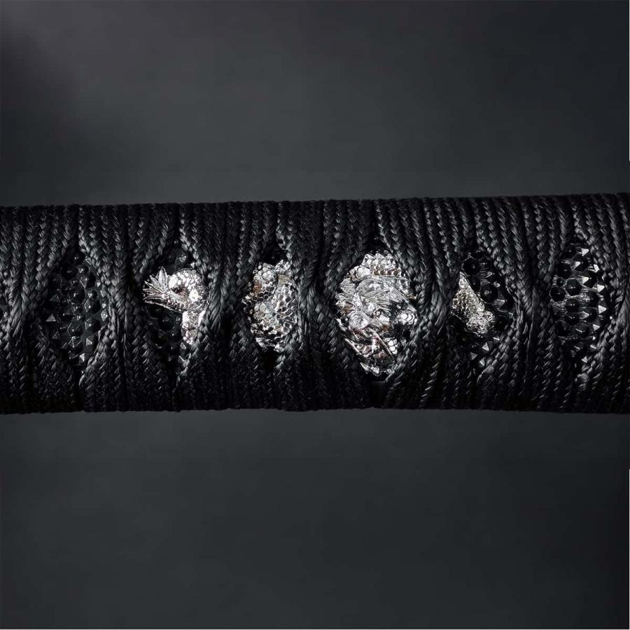 【美術刀 模造刀】黒銀雲・大刀 黒銀雲 大刀 小刀セット 模造刀｜【公式】模造刀・居合刀の専門