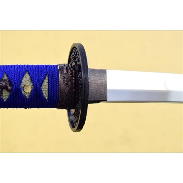 模造刀 マーブル青 小刀 Blue Marble 観賞用美術刀剣証明書 模造刀 マーブル青 小刀 Blue Marble 観賞用美術刀剣証明書
