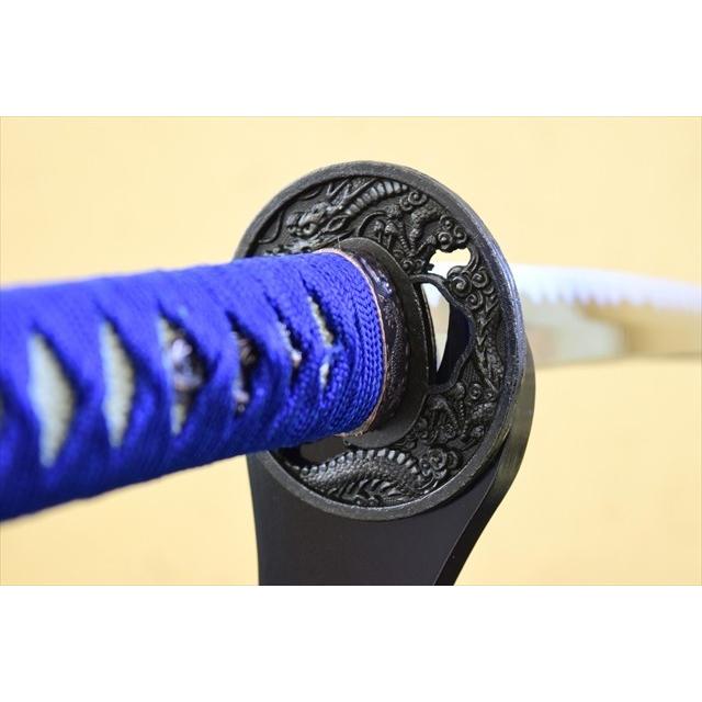 模造刀 マーブル青 小刀 Blue Marble クリーニングクロス付