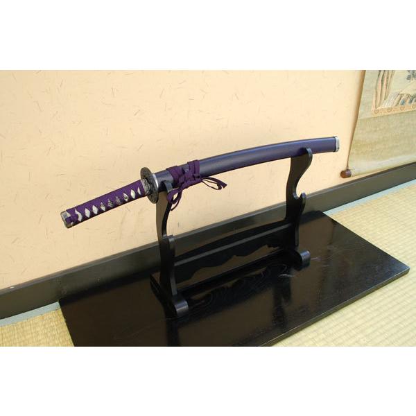 模造刀 木製鞘 紫カバー 即納品 姫鶴一文字 本格シリーズ 2尺4寸5分 刀袋付 居合刀｜【公式