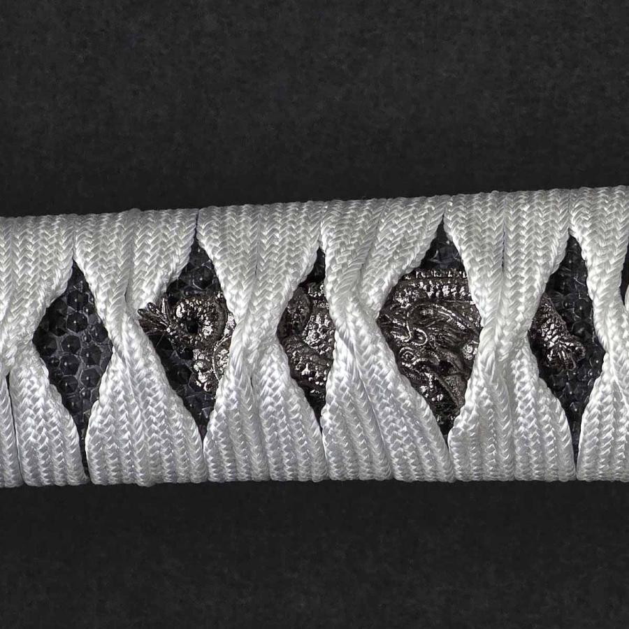 ◉菊花紋章刀袋付き・黒鋼製湾曲刀 (樋入り)　期間限定販売 模造刀 しのびやオリジナル刀剣 新選組一番隊組長 沖田総司拵え 菊