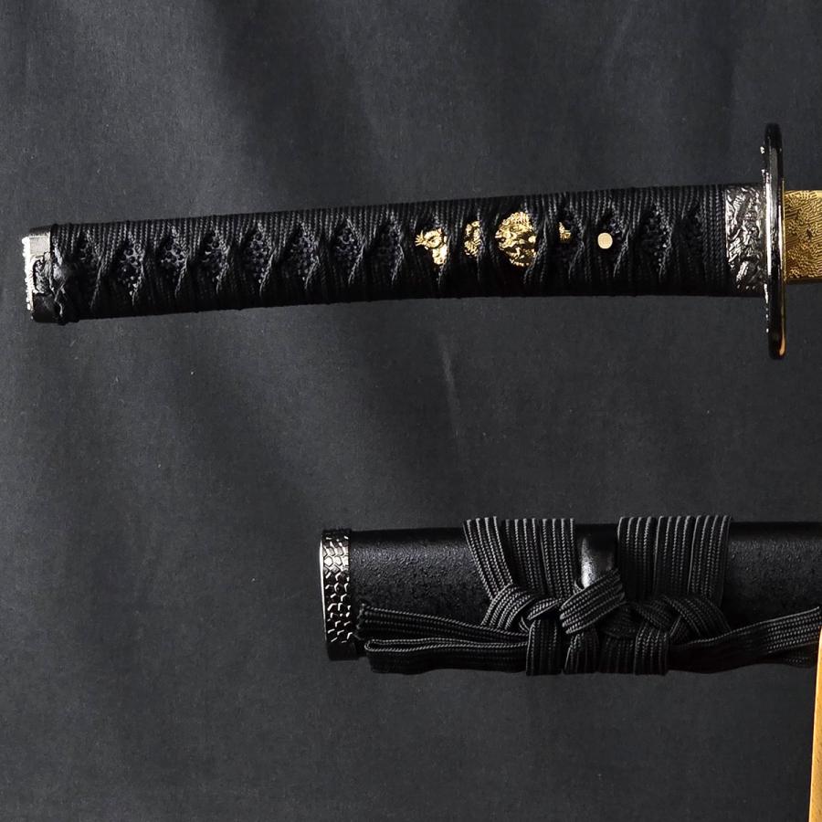模造刀 しのびやオリジナル刀剣 黒石目 大刀 黒染柄 クリーニング