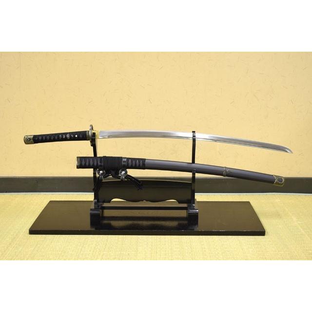 模造刀セット　朱漆鞘　脇差　打刀　鞘付き長約70cm/105cm 25H2 模造刀】二本差し 太刀 脇差 龍鍔 茶色鞘 日本刀 - メルカリ