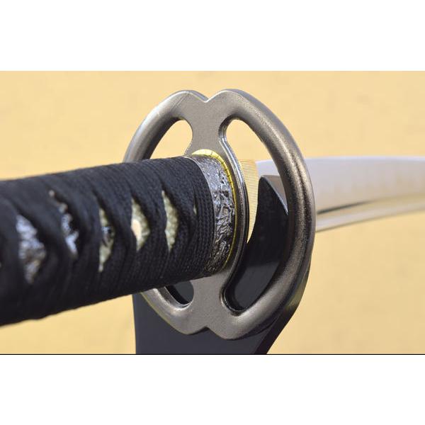 模造刀 剣豪 宮本武蔵拵え 海鼠鍔 大刀 クリーニングクロス付