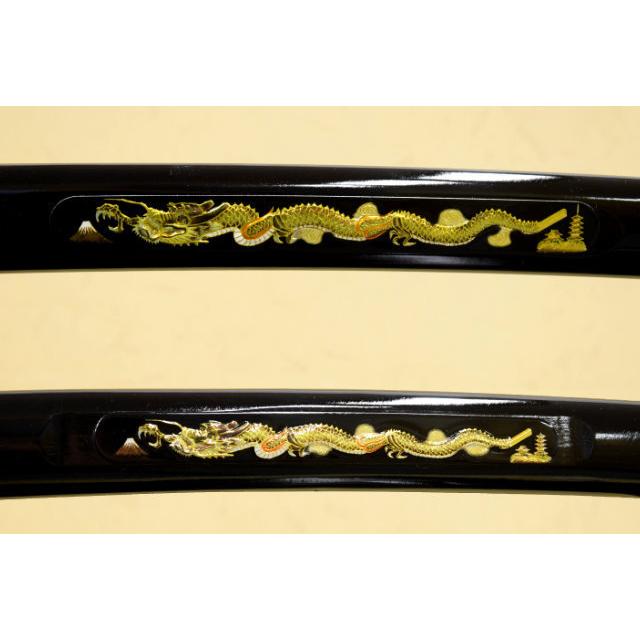 黒金装飾の刀 2本セット 楽天市場】模造刀 日本刀 OG-2 黒石目 小刀 短刀 尾形刀剣 71cm
