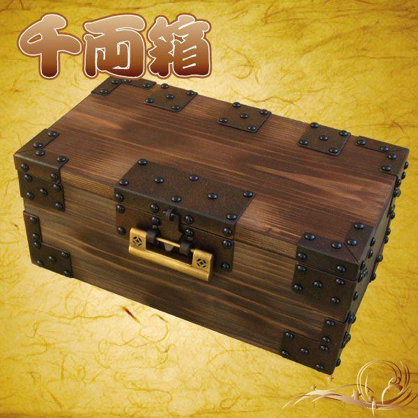 千*太様 時代物　道具入れ　千両箱？　ヴィンテージ品 千両箱 時代劇 催物 地下に眠る千両箱 開催 ゲーム最新情報 ONLINE