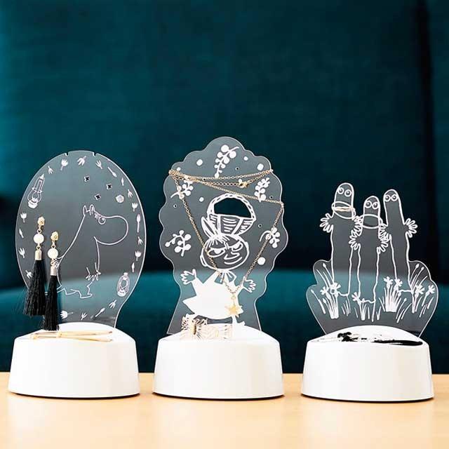 ムーミンライトスタンド。 アクリスタ LEDアクセサリースタンド ムーミン ニョロニョロ