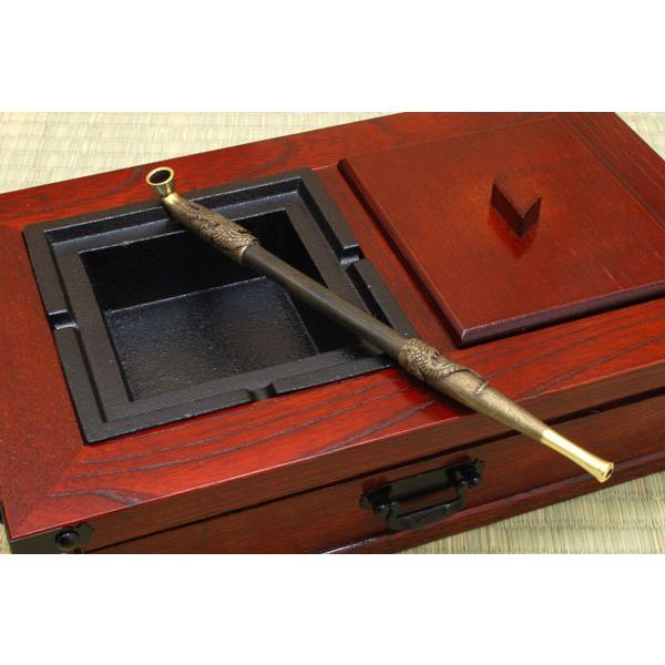 キセル-本格派 浅草煙管 登り龍古美七寸 キセル 煙管 タバコ 煙草 喫煙