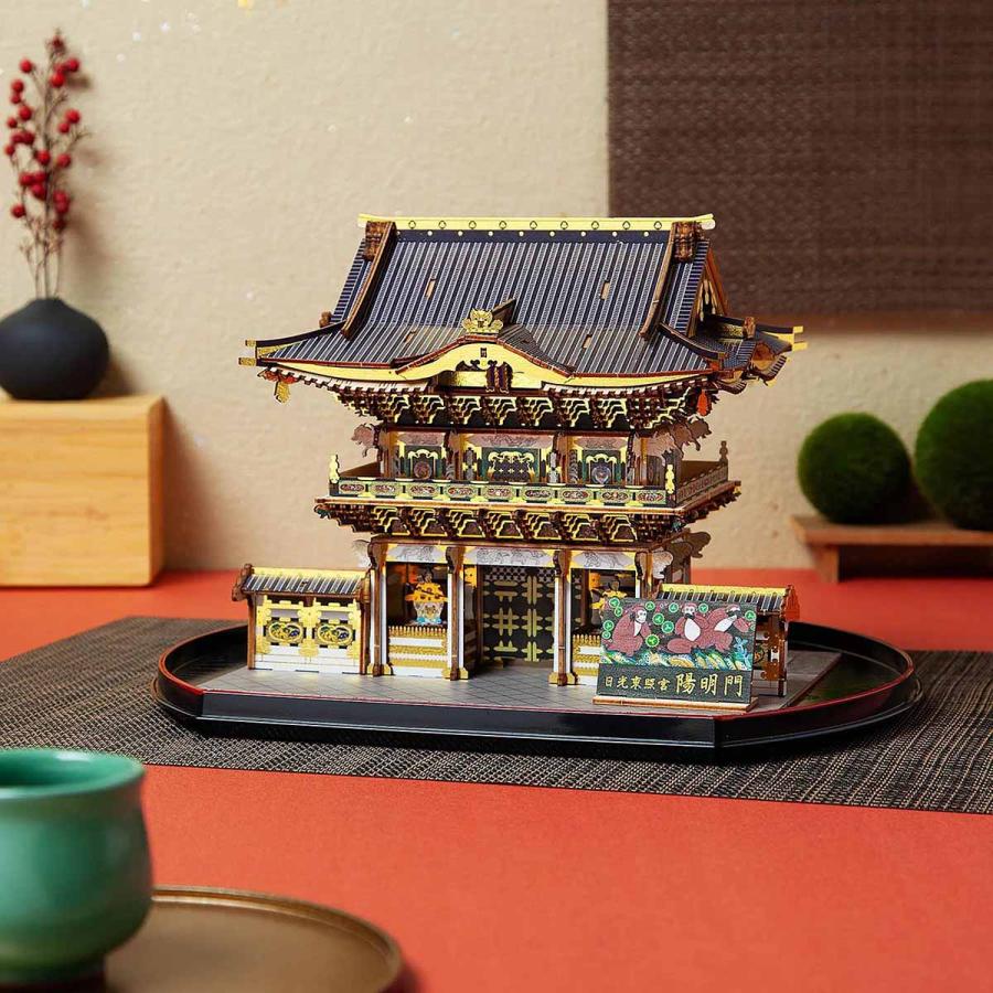 Wooden Art ki-gu-mi 日光東照宮 陽明門 カラーVer. 木製パズル 日光
