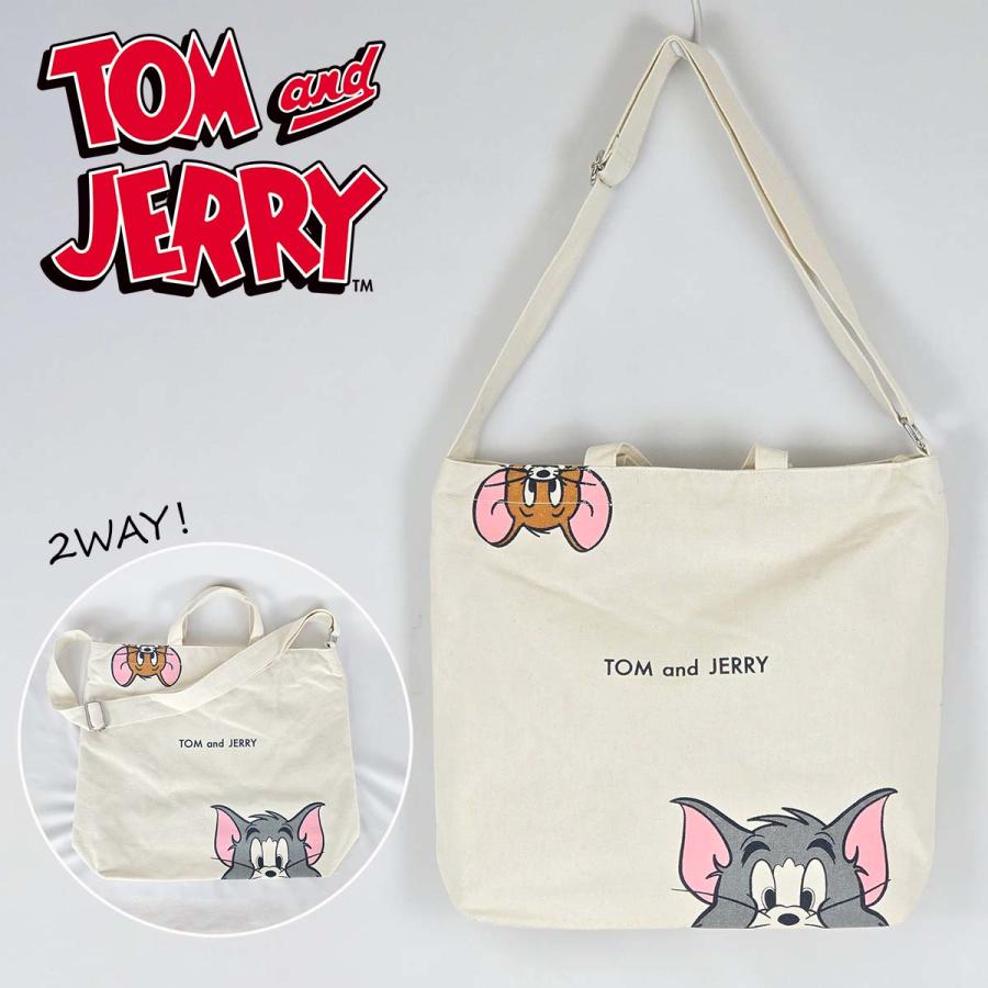 CRUX（クラックス） トムとジェリー ショルダートートバッグ アップ
