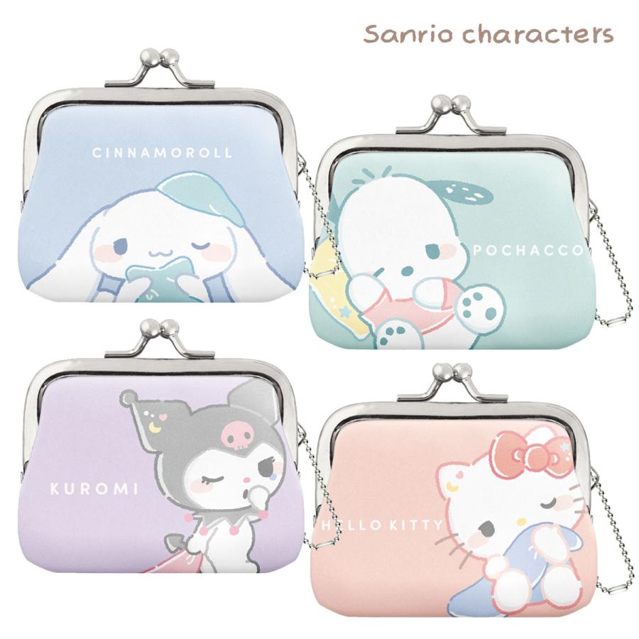 CRUX（クラックス） サンリオキャラクターズ むにゃっと がま口コインケース ボールチェーン付き がまぐち コインポーチ 小銭入れ お財布 小物入れ  鍵 ボールチェーン付き : TL-STARしのびや - 通販 - Yahoo!ショッピング