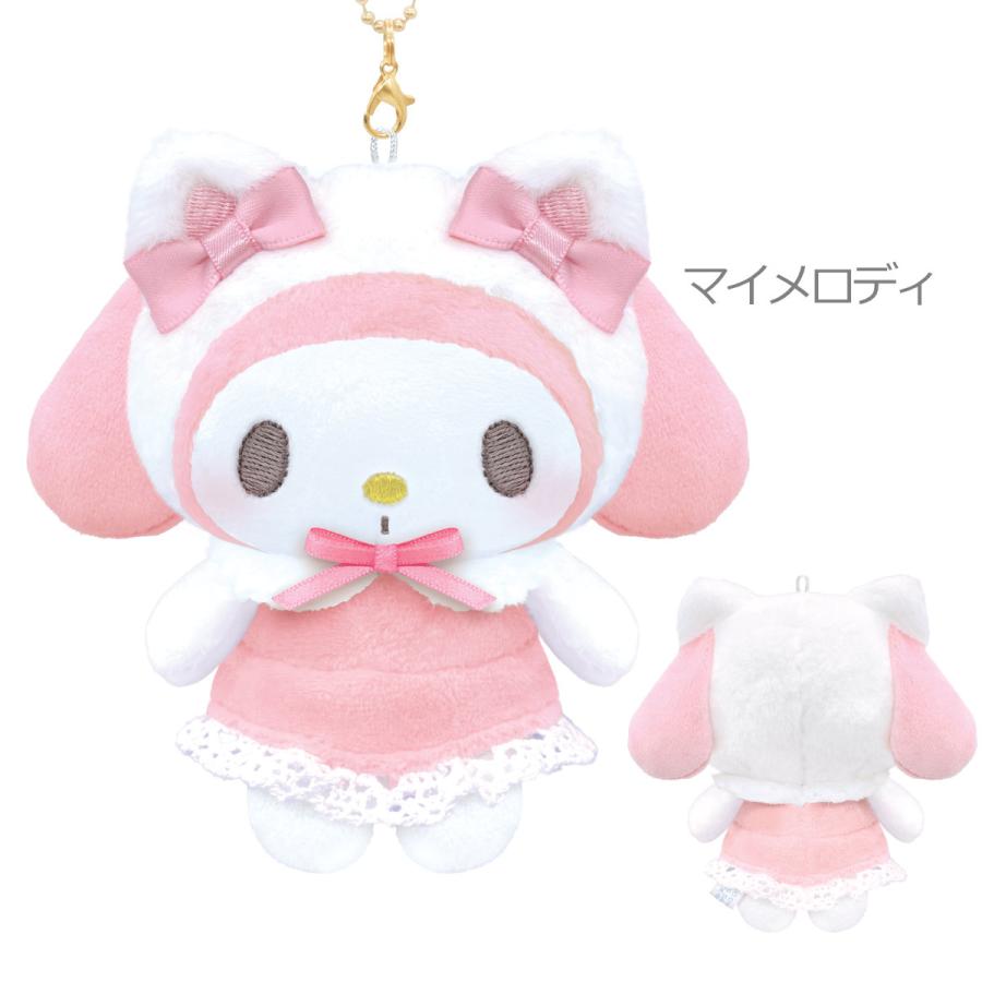 サンリオキャラクターズ しろねこベビー ぬいぐるみキーホルダー