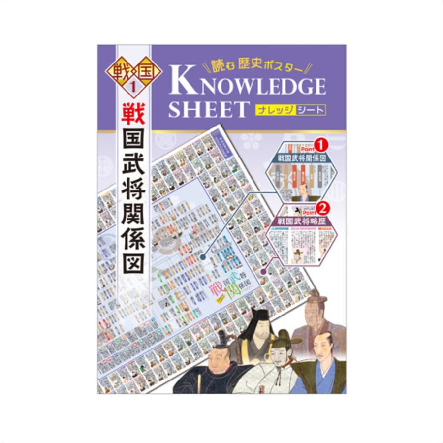 読む歴史 ナレッジシート 戦国武将関係図編 : TL-STARしのびや - 通販