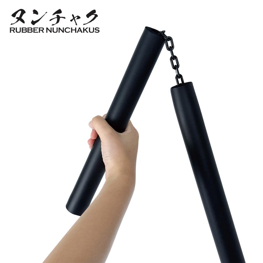 ヌンチャク ソフトラバー製 やわらか素材 軽量 軽い スポンジ ウレタン