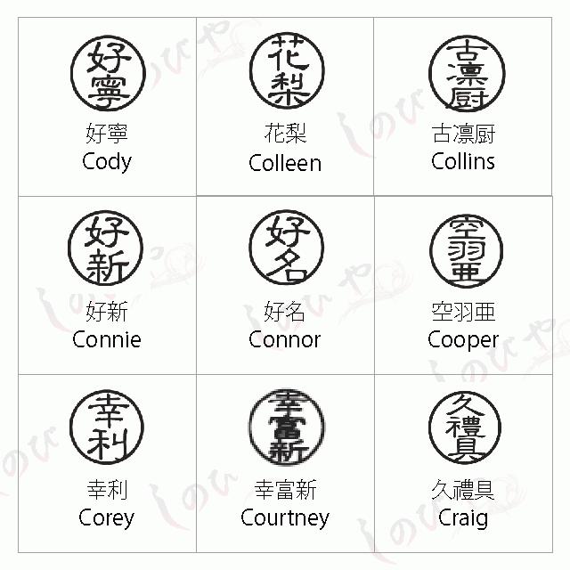 印鑑 外国人 漢字ネームスタンプ 判子 Hanko Stamp 頭文字c C Letter J Kanji H C Tl Star 通販 Yahoo ショッピング