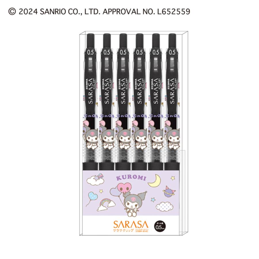 カミオジャパン サンリオキャラクターズ SARASAボールペン6本セット