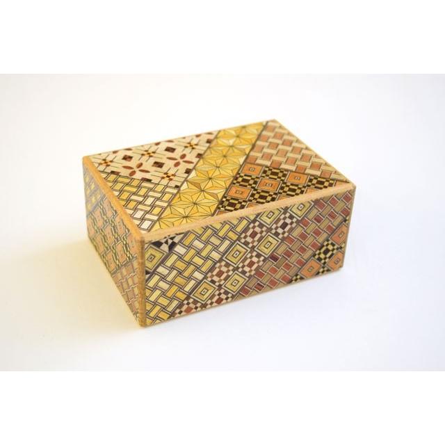 寄木細工 秘密箱 4寸7回仕掛け TRICK BOX 7-WAYS 箱根伝統工芸 海外