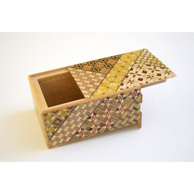 寄木細工 秘密箱 4寸10回仕掛け TRICK BOX 10-WAYS 箱根伝統工芸 海外