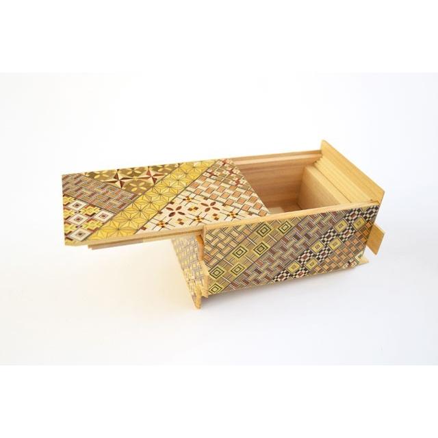 秘密箱 5寸21回仕掛け TRICK BOX 21-WAYS 箱根伝統工芸 海外土産 [] 【ちゃ】