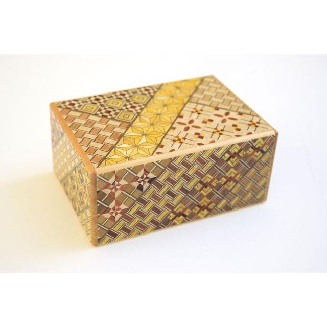 寄木細工 秘密箱 4寸14回仕掛け TRICK BOX 14-WAYS 箱根伝統工芸 海外