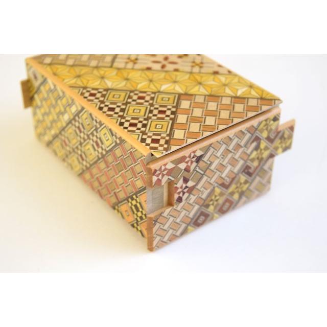 寄木細工 秘密箱 4寸14回仕掛け TRICK BOX 14-WAYS 箱根伝統工芸 海外