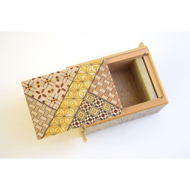 寄木細工 秘密箱 4寸14回仕掛け TRICK BOX 14-WAYS 箱根伝統工芸 海外