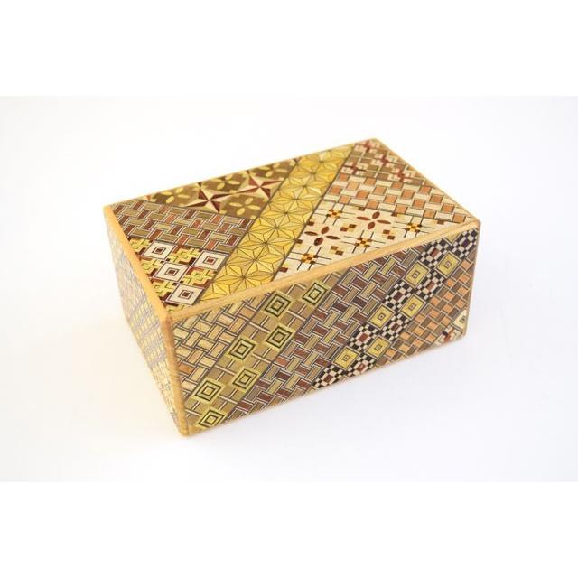 寄木細工 秘密箱 5寸10回仕掛け TRICK BOX 10-WAYS 箱根伝統工芸 海外