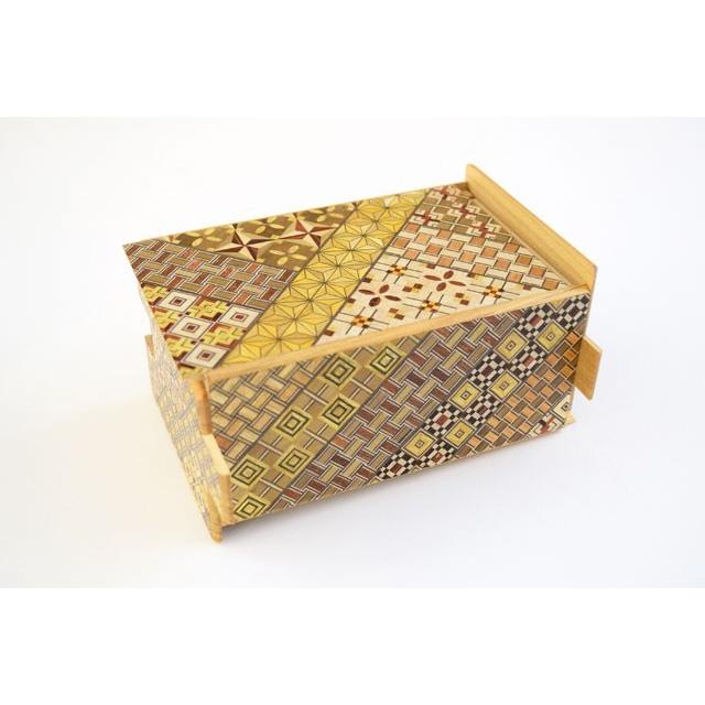寄木細工 秘密箱 5寸10回仕掛け TRICK BOX 10-WAYS 箱根伝統工芸 海外
