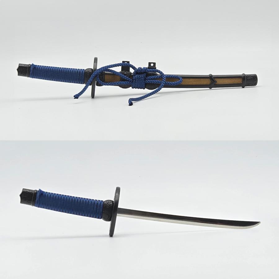 レターオープナー 陣太刀 (黒)紺糸巻き 単品 刀剣 日本刀 レターオープナー 陣太刀 (黒)紺糸巻き 単品 刀剣 日本刀