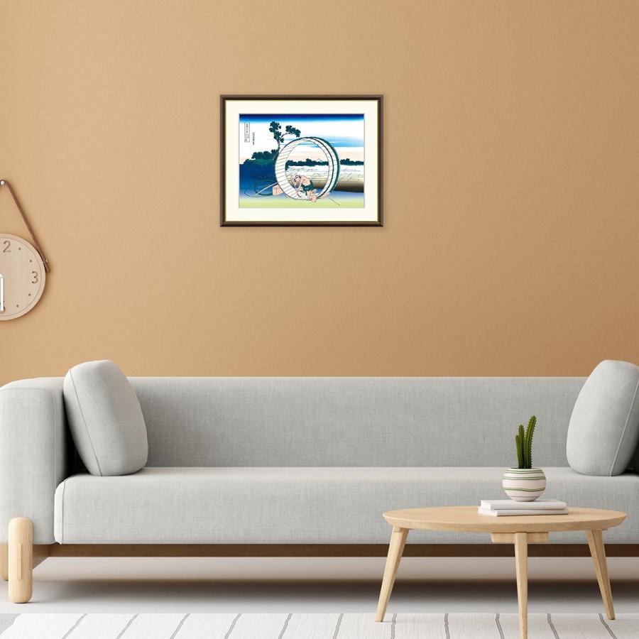 額絵尾州不二見原 葛飾北斎 F8サイズ 浮世絵 富嶽三十六景