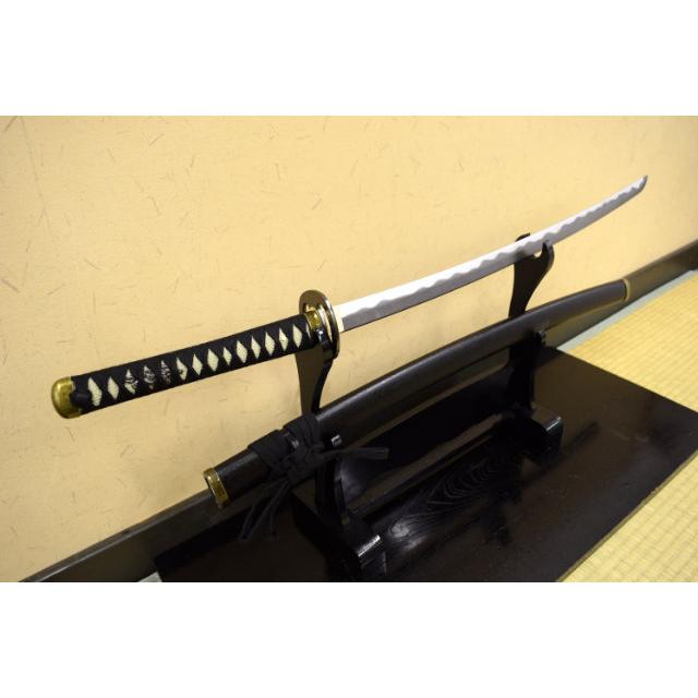 竹光刀 逆刃刀 黒石目 刃文入り 演劇 舞台 国産 コスプレ : TL-STAR