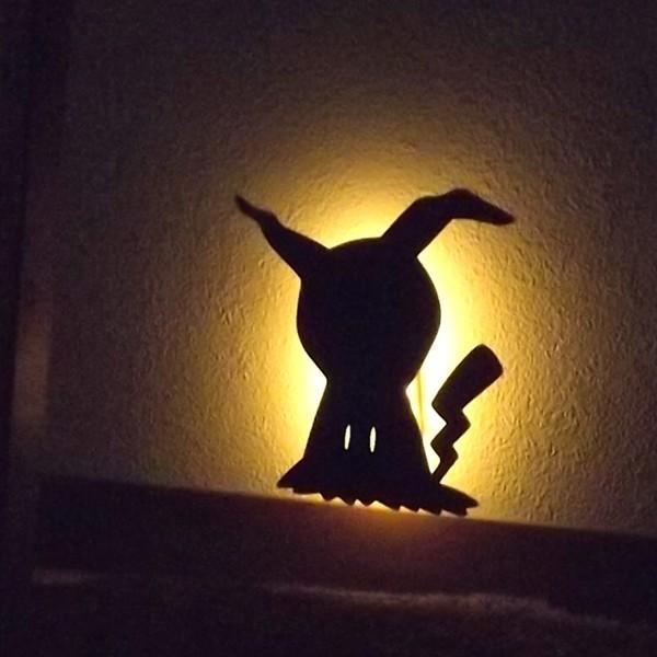 ウォールライト ポケモン ミミッキュ壁面取付LEDライト : TL