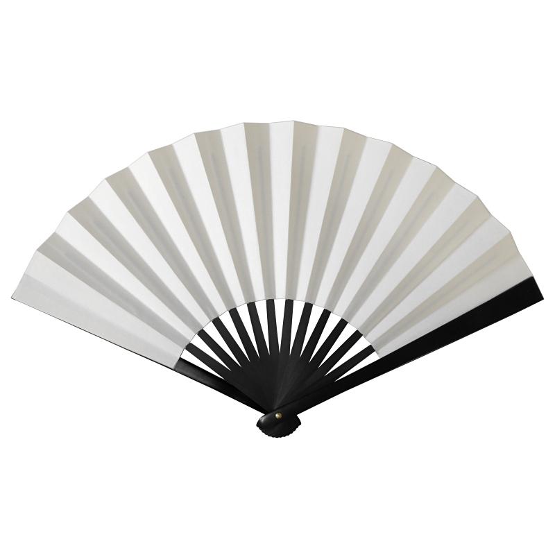 鉄扇 護身用 8寸 白 尾形刀剣 扇子 武道用 うちわ : TL-STARしのびや