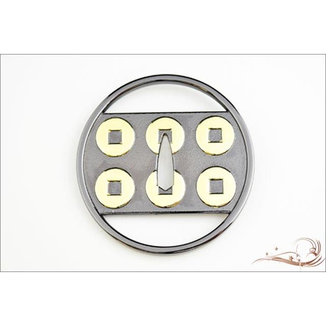 鍔 刀装具 六文銭鍔金入り 真田幸村六文銭散らし 装飾品 コレクション