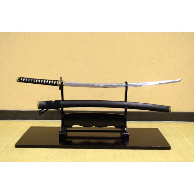 模造刀 逆刃刀 黒石目 模造刀仕様 クリーニングクロス付セット 国産