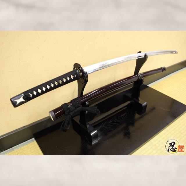 お値下げ 高級高級居合刀 2尺4寸5分 新選組 沖田総司拵え 加州清光 刀袋付き 国産 日本刀 模造刀 居合道 しのびや 【WS9974479083】(36210円)