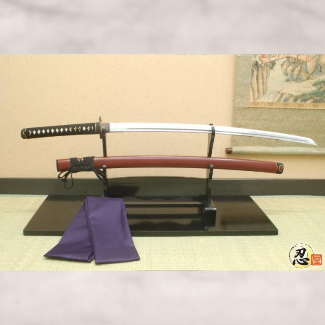 新入荷 高級居合刀 2尺5寸 新選組副長 土方歳三佩刀十一代和泉守兼定 刀袋付き 国産 日本刀 模造刀 居合道 しのびや 【1615583447】(58650円)